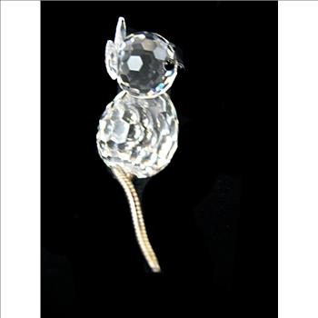 Swarovski Cat Figurine c. 1970s