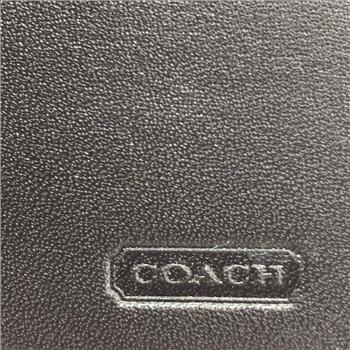 Coach Signature Jacquard Checkbook Wallet