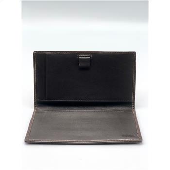 Coach Signature Jacquard Checkbook Wallet