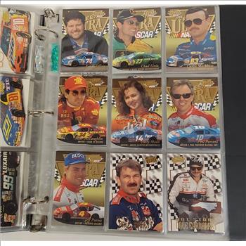 Vintage USA 1996 Ultra Fleer NASCAR Card Lot of 105 PCS TC110