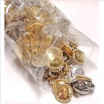 JEWELRY - ASSORTED PIECES OF PLATED JEWELRY - 2.5 LBS.