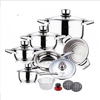 Swiss Zurich Z Line 16 pc Induction Cookware Set