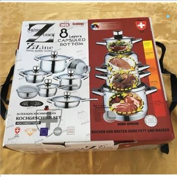 Swiss Zurich Z Line 16 pc Induction Cookware Set