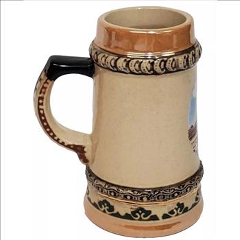 Vintage Miniature Dresden Beer Stein Mug With Handle 3.5
