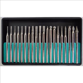20pc Diamond Burr Set 1/8