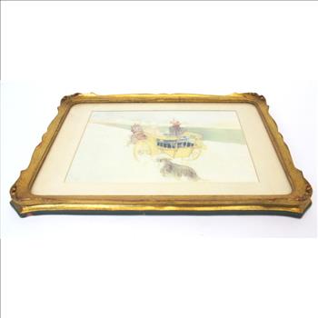 Vintage - H. De Toulouse-Lautrec - Ride into the Country 1897. Lithograph 1946