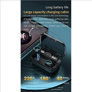 M10 Newest Digital Indicator True Wireless Headset V5.1 BT Wireless