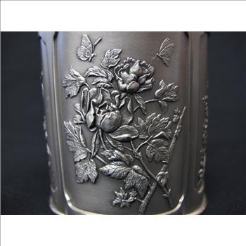 Vintage Selangor Pewter Tea/Candy Container
