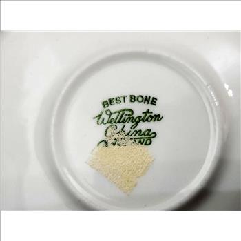 Vintage Wellington English Bone China Tea Cup and Saucer