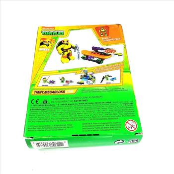 2015 Mega Bloks Mutant Ninja Turtles Mikey Half Shell Heroes Figure