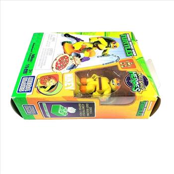 2015 Mega Bloks Mutant Ninja Turtles Mikey Half Shell Heroes Figure