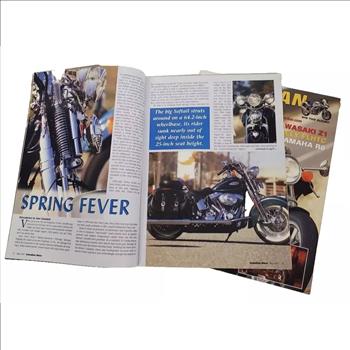 Vintage May 2001 March 2003 Canadian Biker Motorcycle Magazine Lot of 2