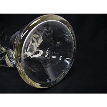 Hand Blown Art Nouveau Water Jug