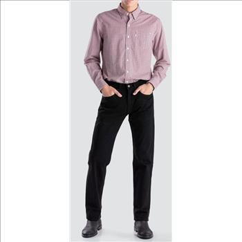 NWT Men Levi's 505 Regular Straight Leg Size 36x34 Black