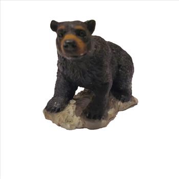 Black Bear Resin Statue 3.5