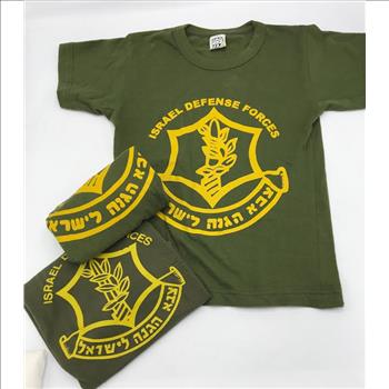 IDF T-shirt. Olive Green  Size 10-12  3 pieces 