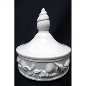 Vintage Ceramic Covered Candy Dish