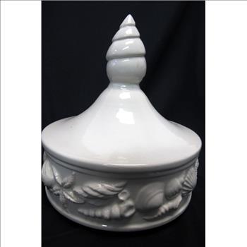 Vintage Ceramic Covered Candy Dish