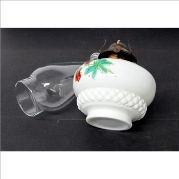 Antique Oil Lamp and Chimney