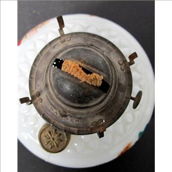 Antique Oil Lamp and Chimney