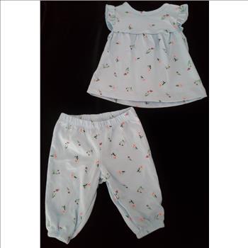 New, Baby Girl Top and Bottom Set, Size 3M