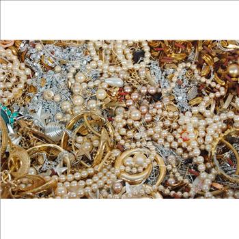 Jewelry - Over 10 Lbs of Assorted Gold and Silver Plated Jewelry