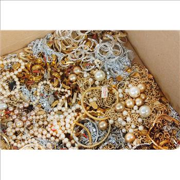 Jewelry - Over 10 Lbs of Assorted Gold and Silver Plated Jewelry