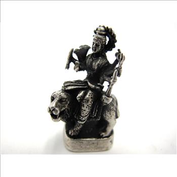 Antique Silver Plated Miniature Sculpture