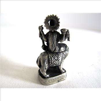 Antique Silver Plated Miniature Sculpture