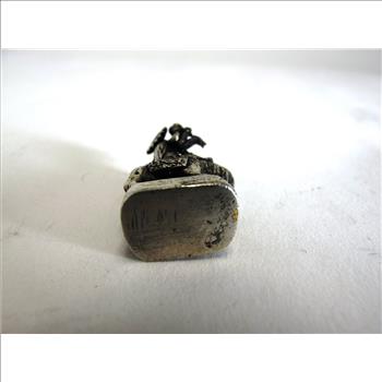 Antique Silver Plated Miniature Sculpture