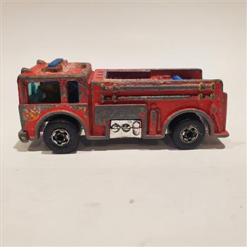 Vintage 1976 Hot Wheels Fire Eater Fire Truck Hong Kong Red Die Cast 1:64