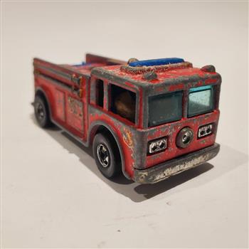 Vintage 1976 Hot Wheels Fire Eater Fire Truck Hong Kong Red Die Cast 1:64