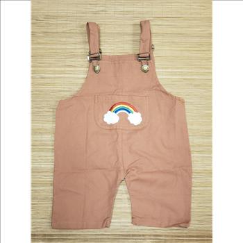 PatPat Made in China NWT Toddler Stripes Rainbow T-Shirt Solid Shorts Jumper Set Sz 18-24M
