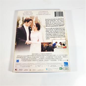 Twilight Breaking Dawn Part 1 Extended Version Blue Ray DVD