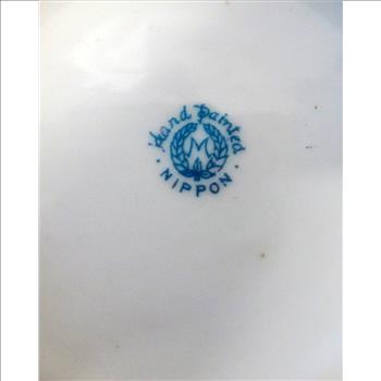 Vintage Hand Painted Nippon Covered Trinket Box