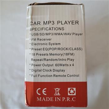 Car MP3 Player with USB/SD Port Remote