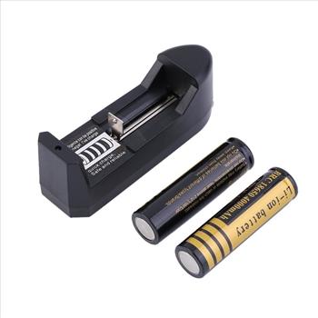 2 Pc  4000mAh 18650 Rechargeable 3.7V Batteries