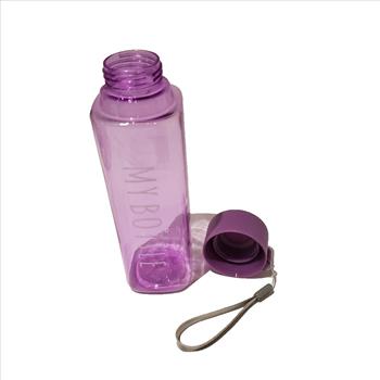 My Bottle Juice Water Sport Clear Bottle 500 ML Pink