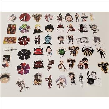 Lot of 40 Anime Skateboard Laptop Stickers