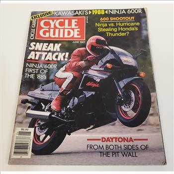 Vintage Cycle Guide Magazine June 1987 Issue Pull Out Poster