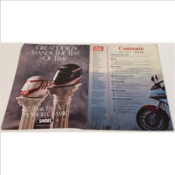 Vintage Cycle Guide Magazine June 1987 Issue Pull Out Poster