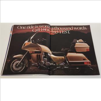 Vintage Cycle Guide Magazine June 1987 Issue Pull Out Poster