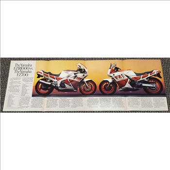 Vintage Cycle Guide Magazine June 1987 Issue Pull Out Poster