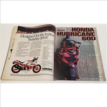 Vintage Cycle Guide Magazine June 1987 Issue Pull Out Poster