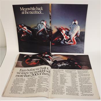 Vintage Cycle Guide Magazine June 1987 Issue Pull Out Poster