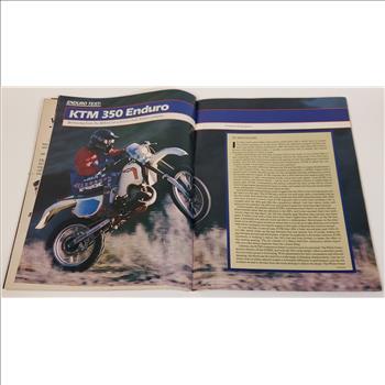 Vintage Cycle Guide Magazine June 1987 Issue Pull Out Poster