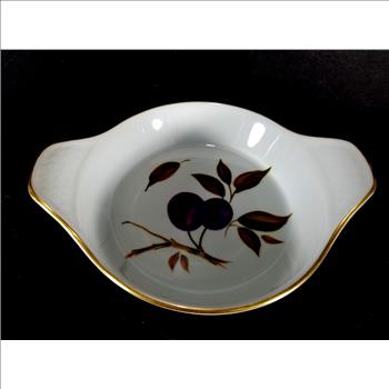 Royal Worcester Oven To Table Ware Porcelain Bowl Evesham Plum Dish