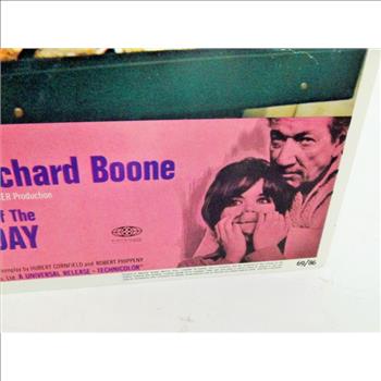 1969 Movie The Night of the Following Day (Marlon Brando) Theater Lobby Card