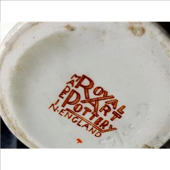 Vintage English Hand Painted Royal Art Porcelain Pitcher