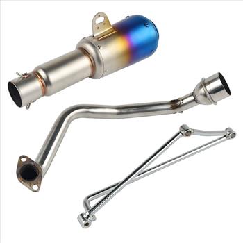 Exhaust Muffler System for 02-15 Honda Ruckus & Chinese 125/150cc GY6 Scooters
